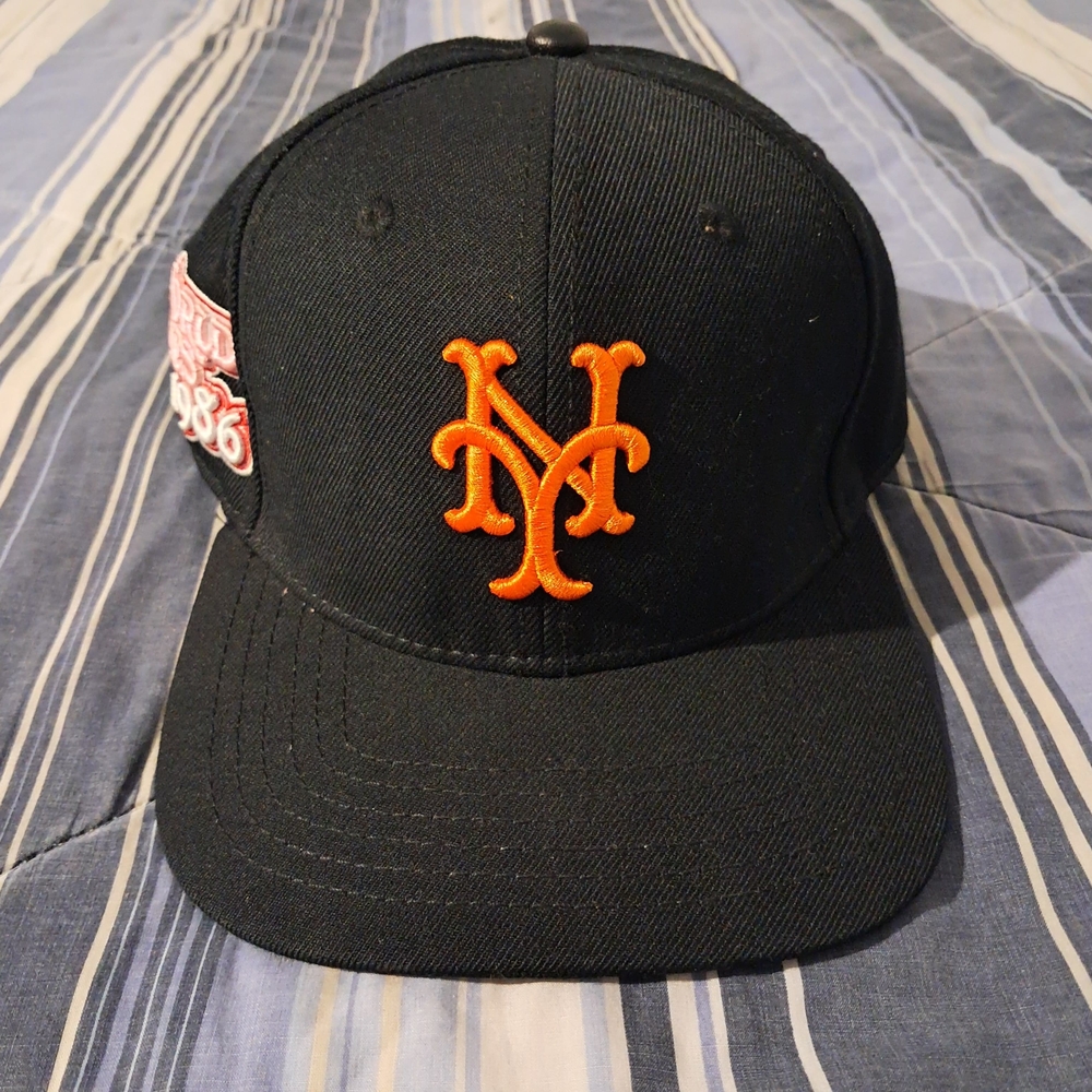 Black Cap with Orange NY Logo